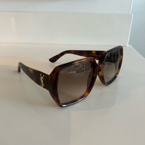 Saint Laurent Sunglasses SL M2 005 (Brown) - Picture 4 of 9